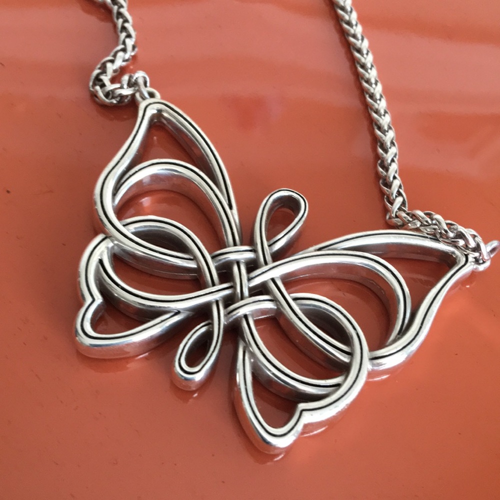 🦋 Brighton Interlok Butterfly Necklace